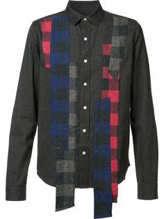 рубашка с полосками в клетку Mostly Heard Rarely Seen