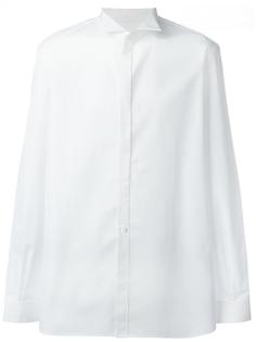 рубашка с косым воротником Maison Margiela