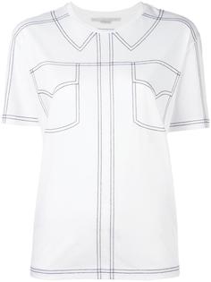 футболка с вышивкой  Stella McCartney