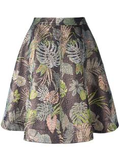юбка с принтом пальмовых листьев Essentiel Antwerp