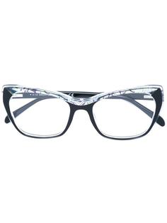 оптические очки в оправе "кошачий глаз" Emilio Pucci
