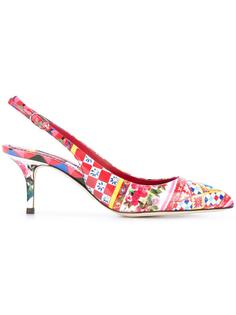 туфли-лодочки Bellucci с открытой пяткой Dolce & Gabbana