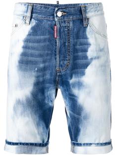 сильно выбеленные джинсовые шорты Dsquared2