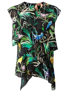 блузка с тропическим принтом Nº21