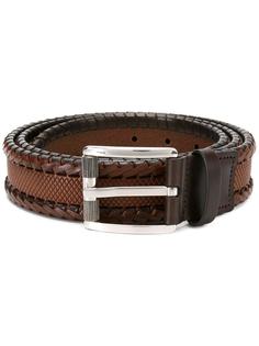 ремень с плетеными элементами Salvatore Ferragamo