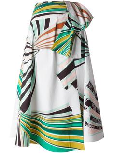 юбка с абстрактным принтом Emilio Pucci