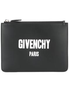 клатч с логотипом Givenchy