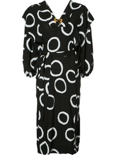 платье с узором и поясом Vivienne Westwood Anglomania