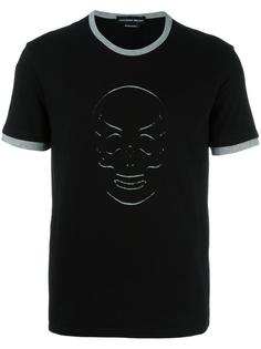 футболка с вышивкой Alexander McQueen