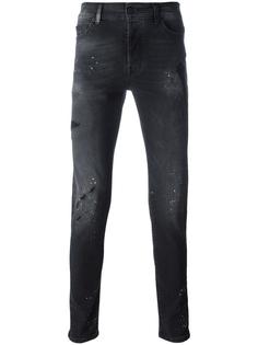 рваные обтягивающие джинсы Marcelo Burlon County Of Milan