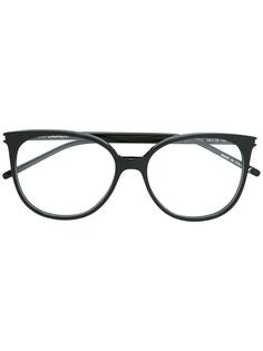 очки в оправе "кошачий глаз" Saint Laurent Eyewear