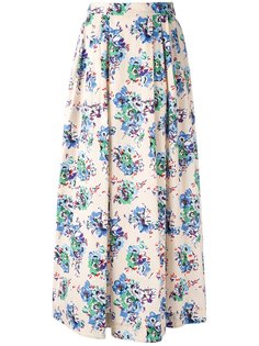юбка макси с цветочным узором MSGM