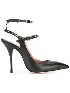 туфли с заклепками-звездами Red Valentino