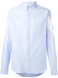 рубашка с контрастными полосками   Moncler Gamme Bleu