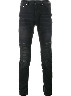 байкерские джинсы с рваными деталями Neil Barrett