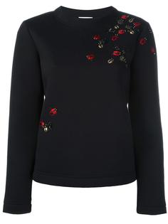 толстовка с божьими коровками Red Valentino