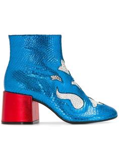 сапоги с тисненым узором Mm6 Maison Margiela