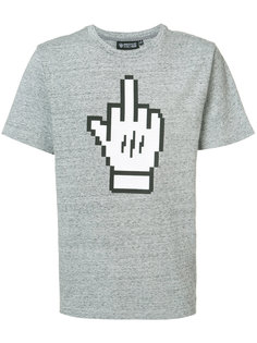 футболка Middle Finger  Mostly Heard Rarely Seen 8-Bit