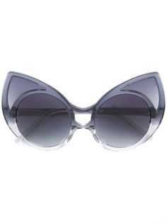 солнцезащитные очки  с оправой "кошачий глаз" Linda Farrow