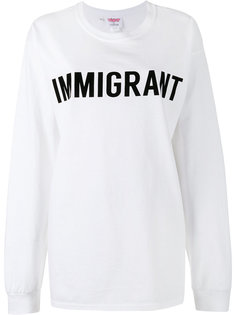 толстовка Crew Neck Immigrant  Ashish