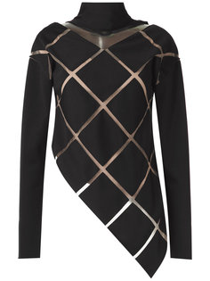 sheer panels top Gloria Coelho