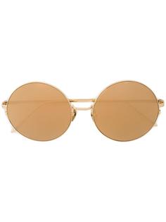 солнцезащитные очки в круглой оправе Linda Farrow