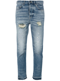 укороченные джинсы с рваными деталями Golden Goose Deluxe Brand
