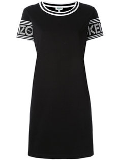 платье-футболка с принтом-логотипом Kenzo