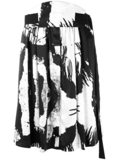 юбка А-образного силуэта со сборками Ann Demeulemeester