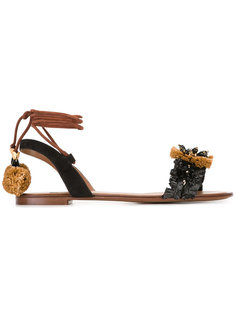 декорированные сандалии  Dolce & Gabbana