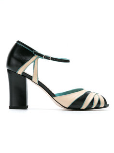 block heel pumps Sarah Chofakian
