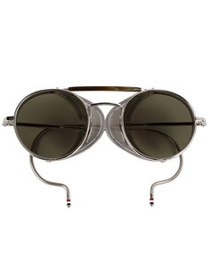 солнцезащитные очки с темными линзами Thom Browne Eyewear