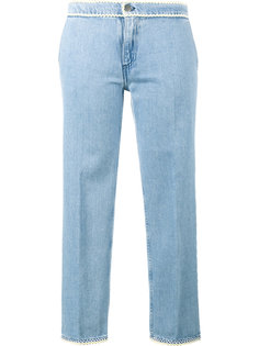 укороченные джинсы с контрастной окантовкой  Jour/Né