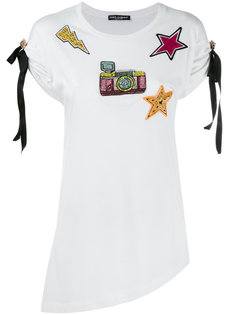 футболка с нашивками Dolce & Gabbana