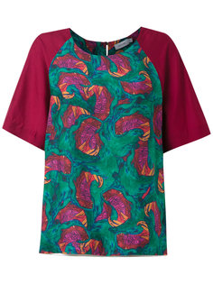 abstract print blouse Isolda