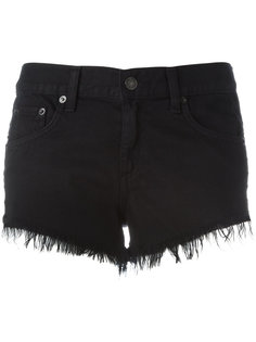 джинсовые шорты с бахромой Rag & Bone /Jean