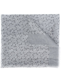 шарф с круглым узором Canali