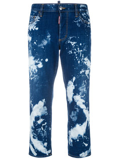 прямые джинсы с эффектом "варенки" Dsquared2