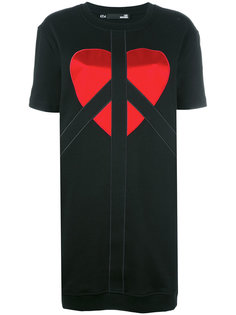 платье-футболка с логотипом Love Moschino