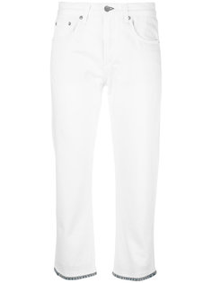 укороченные джинсы с контрастной отделкой Rag & Bone /Jean