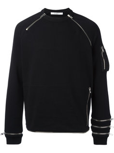 толстовка с декоративными молниями Givenchy