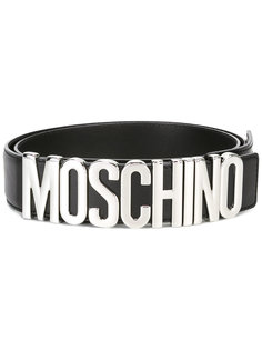 ремень с логотипом Moschino