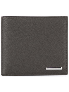 визитница с бляшкой с логотипом Ermenegildo Zegna