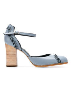 chunky heel pumps Sarah Chofakian