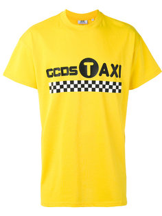 футболка с принтом в стиле такси Gcds