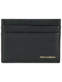 фактурная визитница с логотипом Dolce & Gabbana