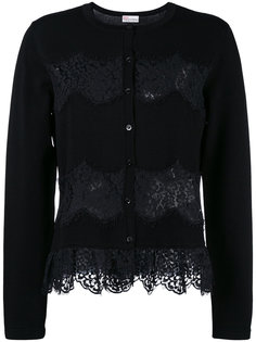 кардиган с кружевными вставками Red Valentino