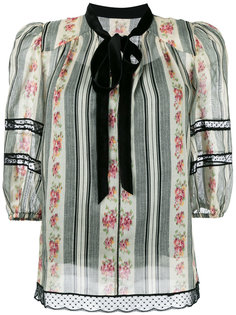 блузка с цветочным узором Marc Jacobs