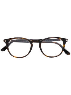 очки в круглой оправе Tom Ford Eyewear