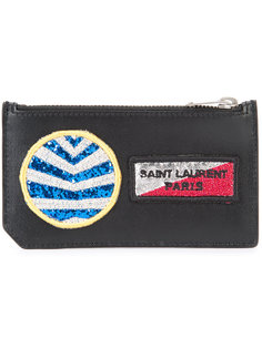 кошелек с нашивками Fragments  Saint Laurent